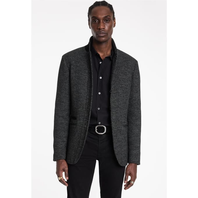 John Varvatos Wallace Hook And Bar Jacket Steel Grey Taglia: 56 | Blazers Outlet | Uomo | Grigio