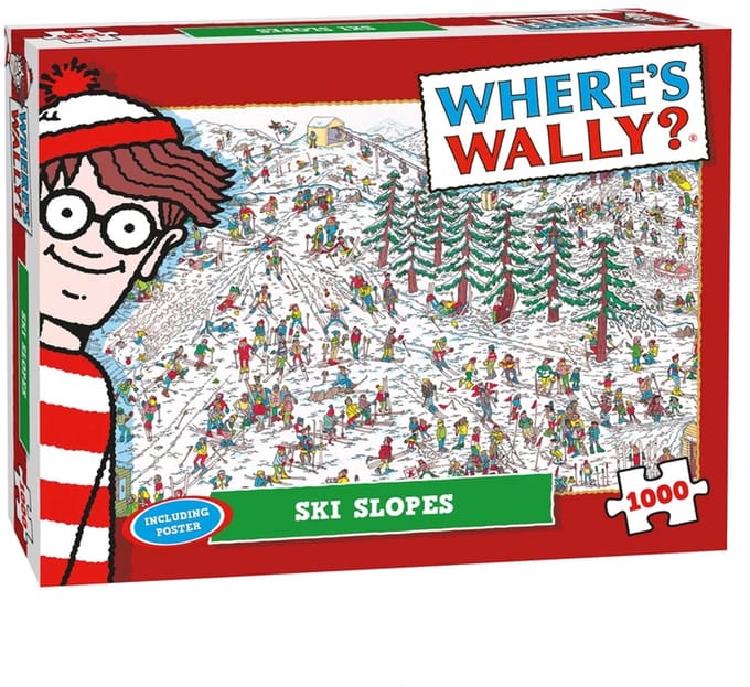 Xms Where’s Wally Ski Slopes Puzzel 1000 Stukjes (kopie)