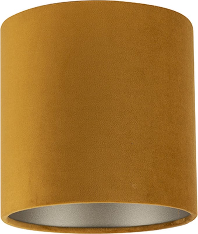Uniqq Lampenkap velours goud Ø 20 cm – 20 cm hoog