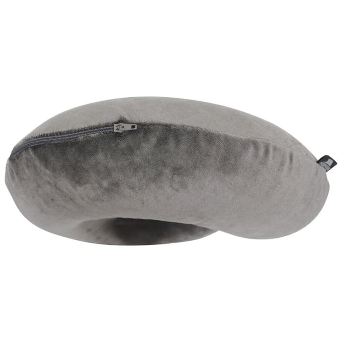 Trespass Memow Memory Foam Reiskussen voor de Hals van het Geheugen (Grijs)