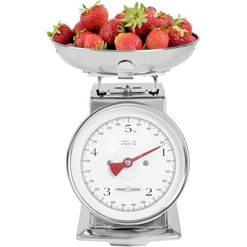 ProfiCook PC-KW 1247 - Keukenweegschaal met schaalverdeling - Weegbereik (max.): 5 kg -RVS