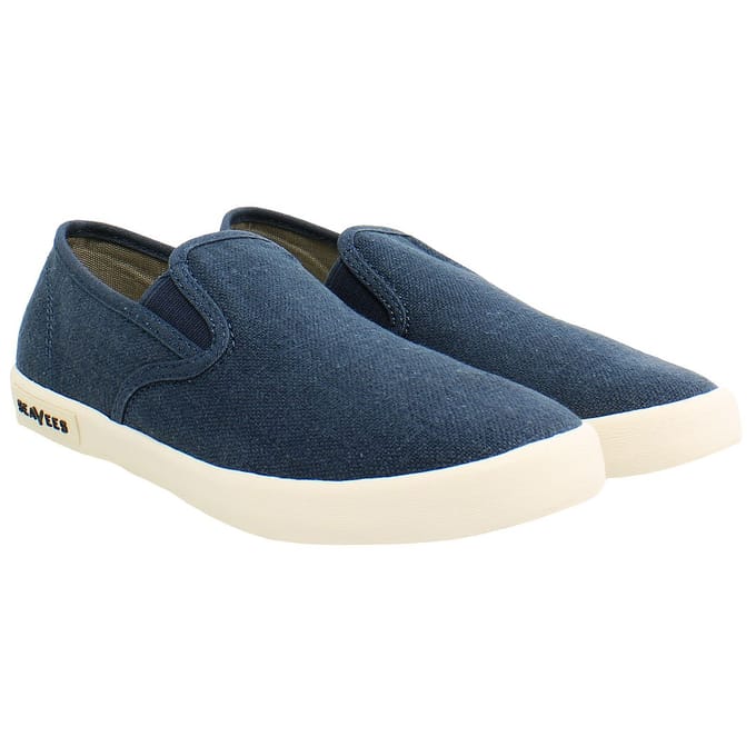 Seavees Baja Standard Dames Blauwe Plimsolls