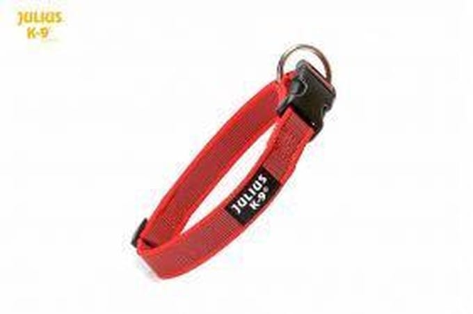 Julius K-9 Collar Halsband Rood 27-42 cm