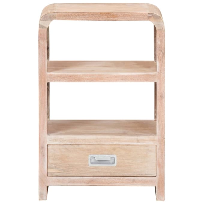vidaXL - Nachtkastje - 40x30x60 - cm - massief - acaciahout
