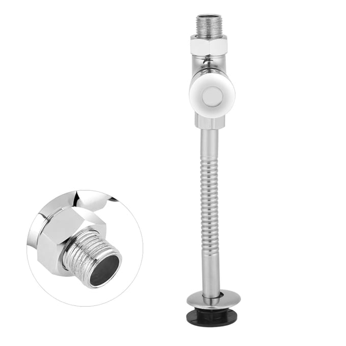Toilet Urinoir Spoelklep Knop Type Handmatige Vertraging Automatische Uitschakeling wit