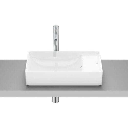 Roca Ona countertop washbasin 55 x 34.5 cm basin left A32768C000