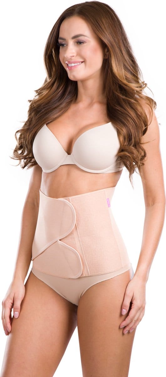 _/KPress 24 cm, Klittenband, maat L-XL, Beige