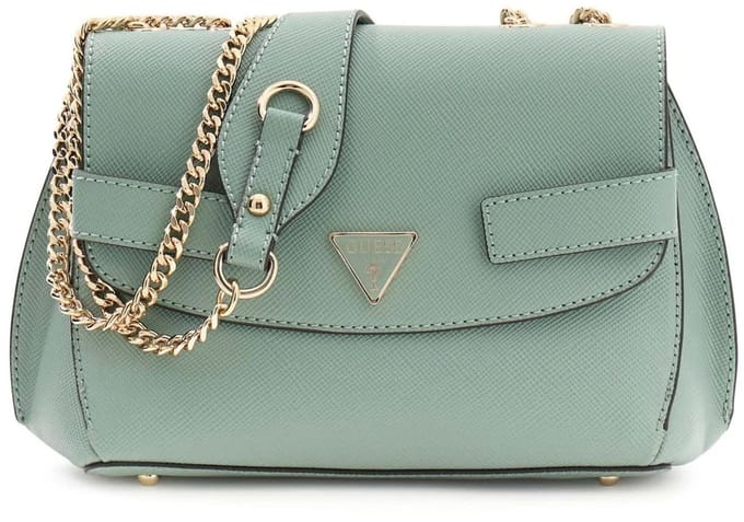 GUESS schoudertas Serenova Convertible Xbody Flap Bag Light Sage mintgroen