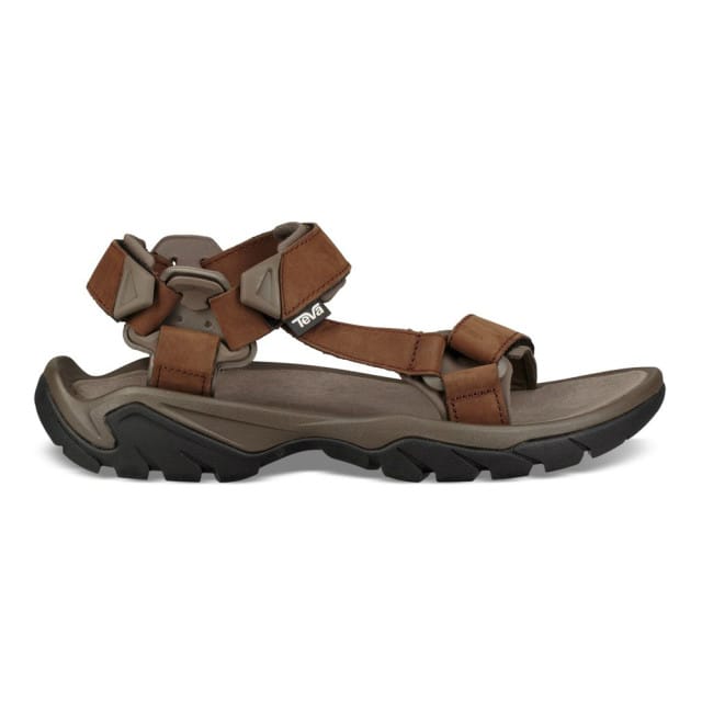 Teva Terra Fi 5 Leather heren sandalen middenbruin - maat 48,5