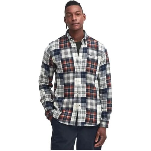 Barbour Stonepark Tailored Checked Shirt (Maat - XL, Kleur - Ecru)