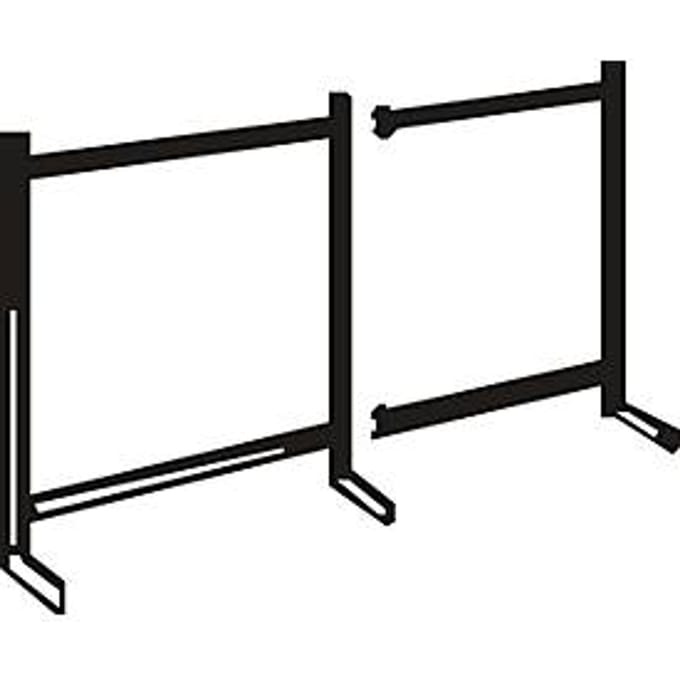 Variabo lege stelling, basissectie, eenzijdig, L 1000 x H 2000 mm