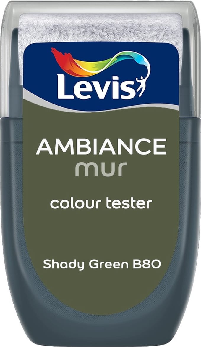 Levis - Muurverf Kleurtester Mat Mix - Shady Green B80 - Mengverf - 30 Ml