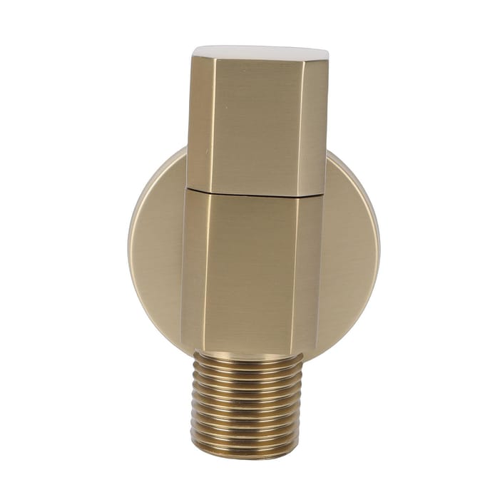 Hoekstopkraan Heavy Duty Messing G1 2 Interface Uitlaat Afsluiter Universele Pasvorm voor Toilet gray