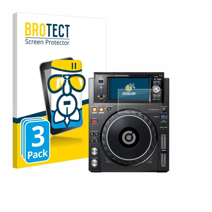 Screenprotector 3 Stuks voor Pioneer XDJ -1000MK2 Beschermglas transparant