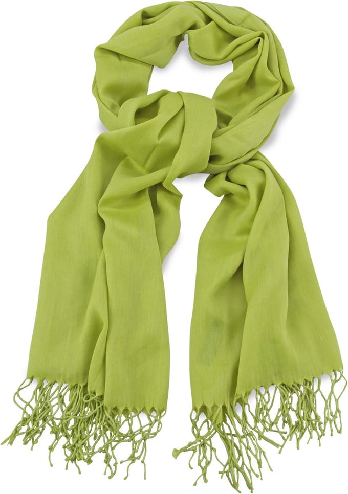 JB Collection - Sjaals - Pashmina limegroen - limegroen