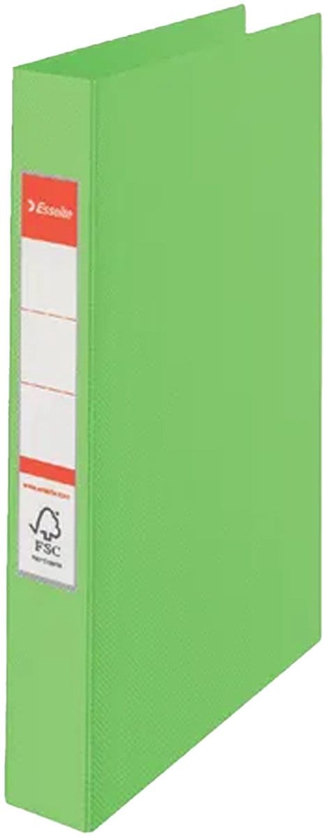 Esselte Ringband mappen/ordners - groen - A4 - opbergen - kantoorartikelen