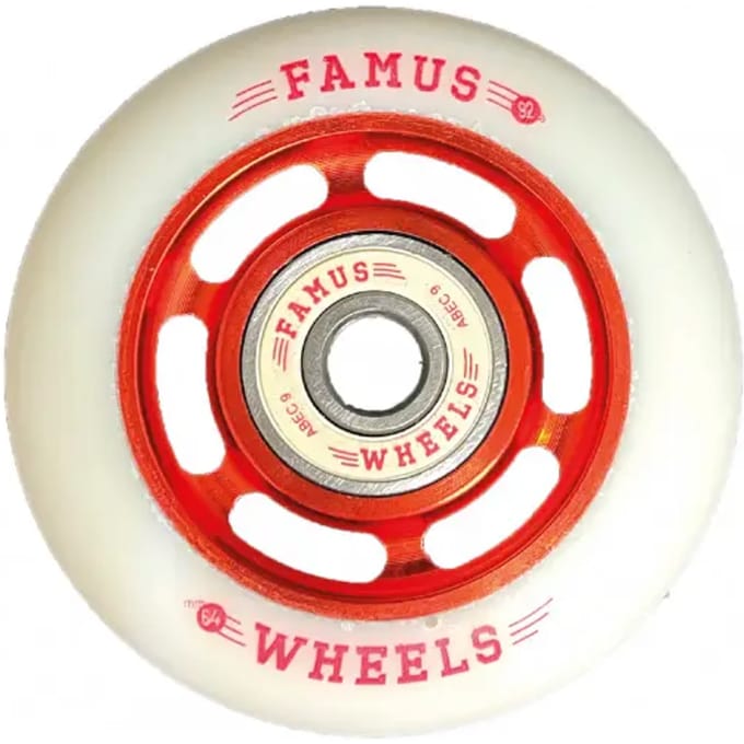 Set van 4 rollerwielen Famus Wheels 92A