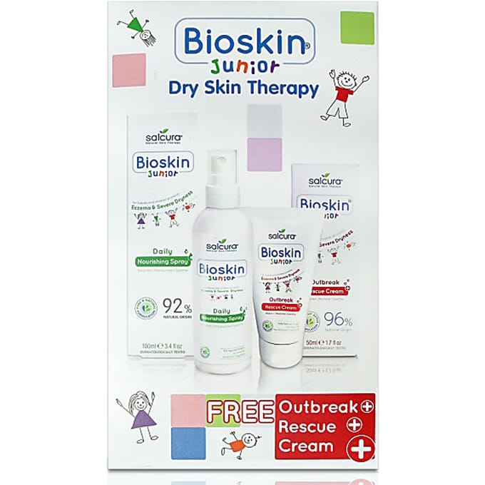 Salcura Bioskin Junior Duopak 100ml Nourishing Spray & 50ml Rescue...