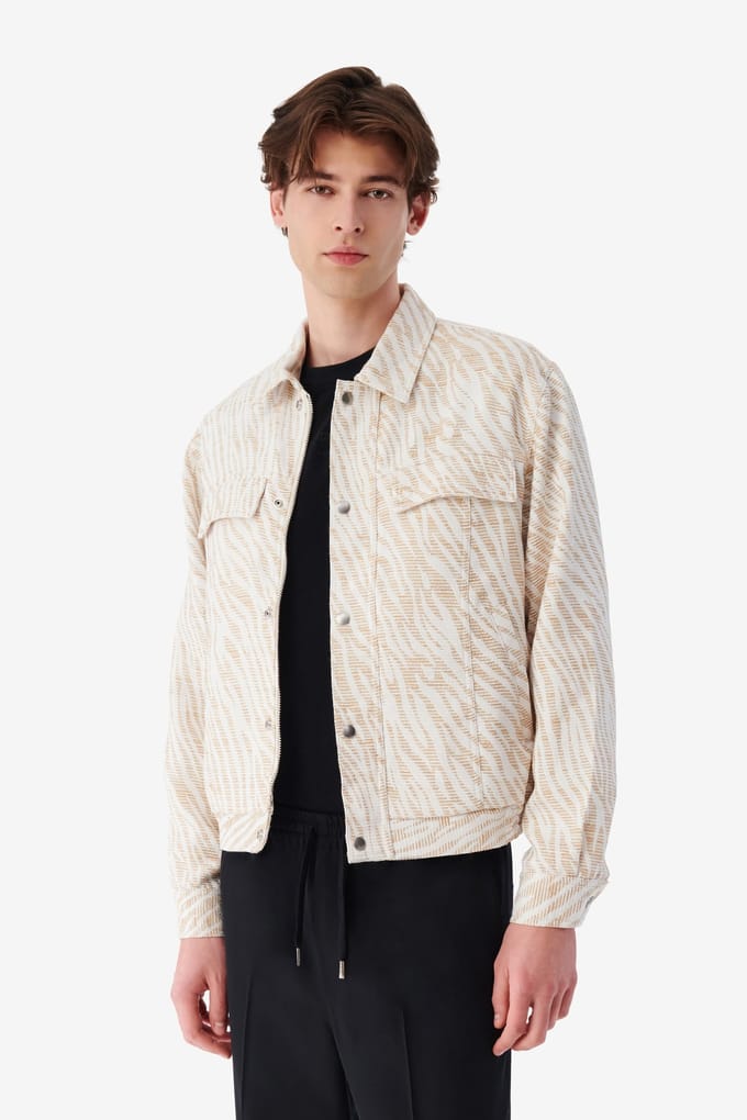 IRO Paris Norton Outerwear Beige/ecru Taglia: L | Giacche leggere Outlet | Uomo | Marrone