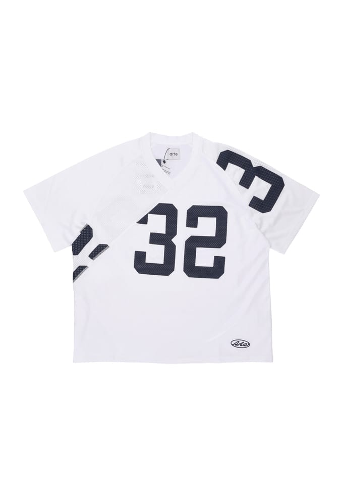 Mannen T-shirt 32 Jersey Navy/white