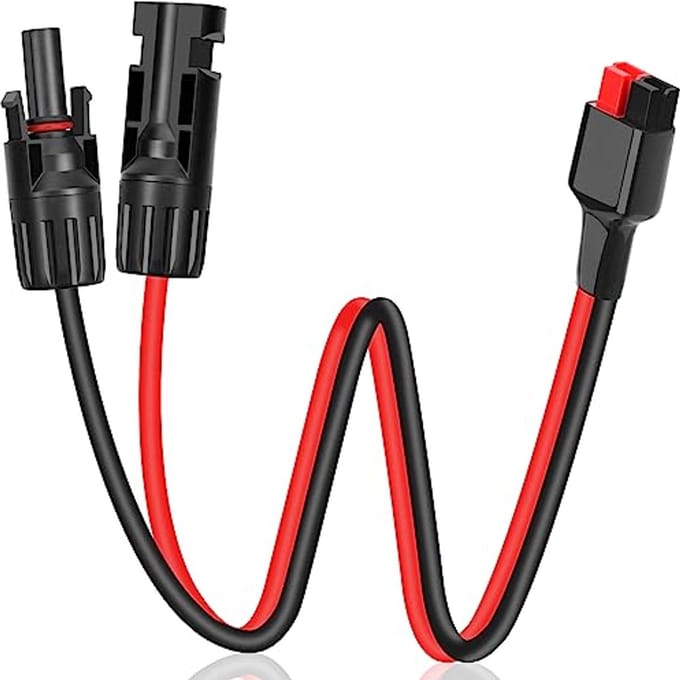 SolidKeus - 60 cm Solar Charging Connector met Anderson Plug