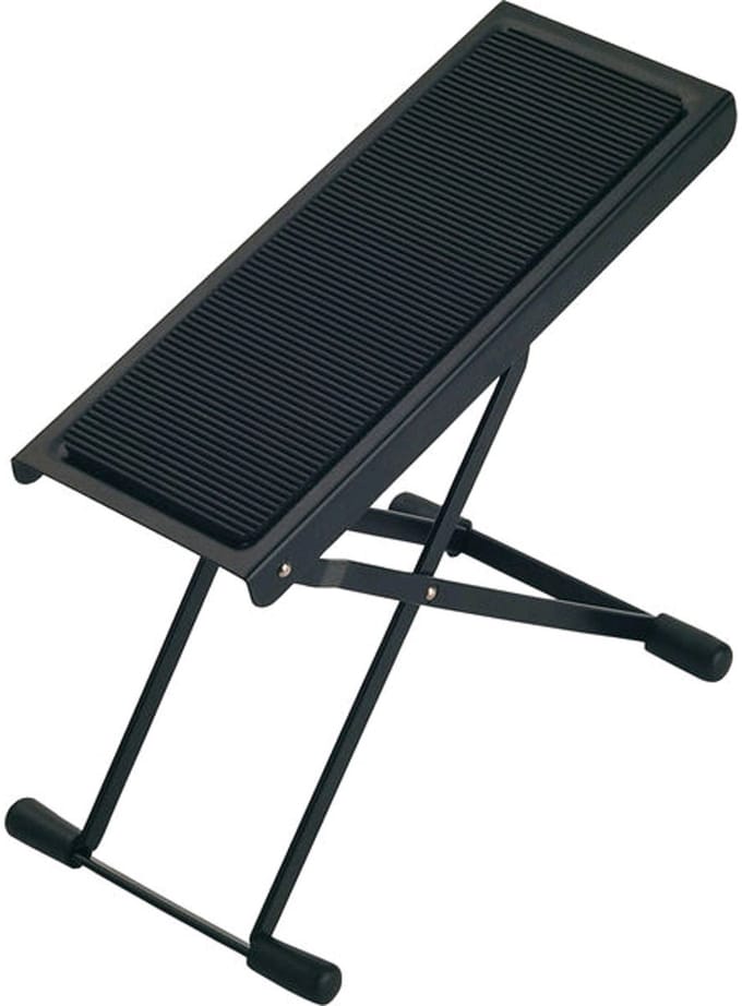 König & Meyer 14670 voetbank staal, zwart - Accessoire voor gitaren