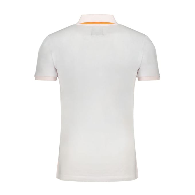 Gianmarco Venturi Witte Katoenen Polo voor Heren