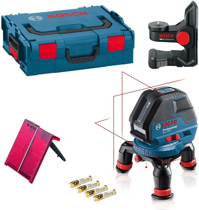 Lijnlaser GLL 3-50 (IP54) (Universeel houder BM 1)