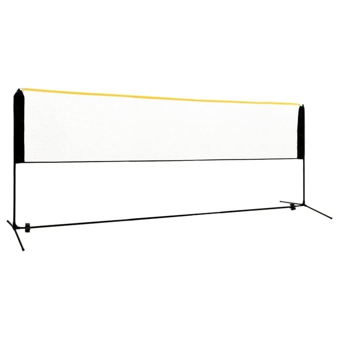 vidaXL - Badmintonnet - verstelbaar - 400x103x94-158 - cm - metaal