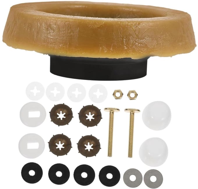 Toiletpot Pakking - Afdichtring Set - Lekkages Voorkomen - Universele Pasvorm - 14 cm - Diverse Kleur