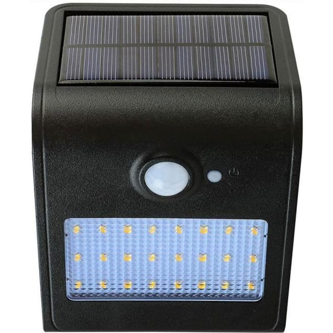 Zonne-LED-baken SIRIUS-1 IP44 4000K met PIR-sensor zwart