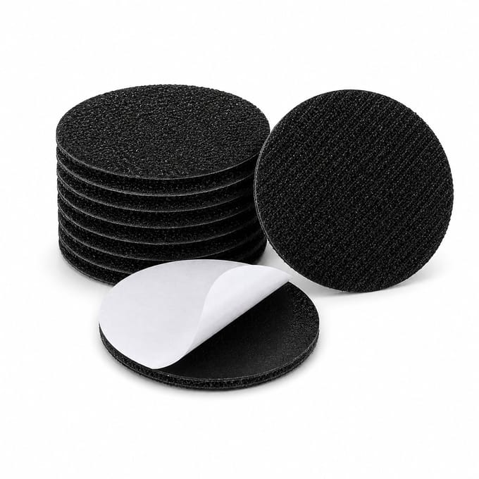 Consumerce® Klittenband Rondjes Zelfklevend – Ø 5cm - 10 Stuks – Klitteband Naaibaar – Tape Patch