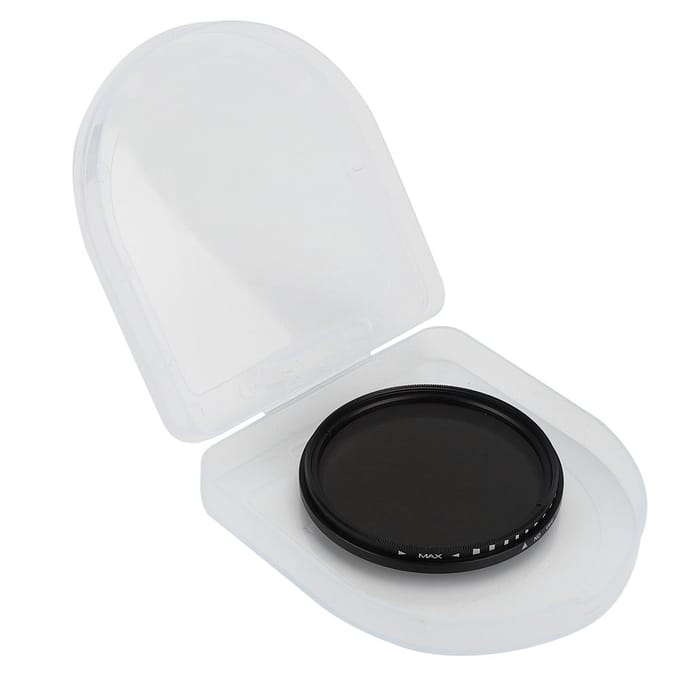 Filtre ND à densité neutre Junestar 58 mm pour objectif d'appareil photo Canon/Nikon/Sony/Pentax/Olympus/Fuji white
