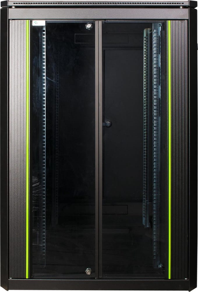 Logon 22U W=800Mm D=800Mm H=1164Mm Data Line Black