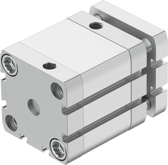 Festo Compacte Cilinder 50mm Boring 30mm Slag ISO 21287 Dubbelwerkend - 574044 - P2DRD