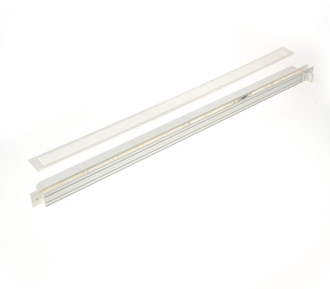 Ventilatierooster Fresh 101 FG wit compleet, 695x30mm (lxh)