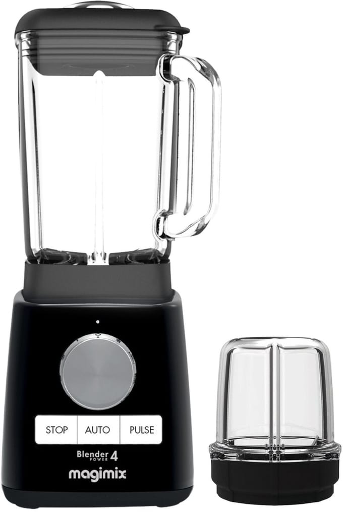 Magimix Power Blender - Smoothie Maker 1,8 Liter - Zwart - + mini kom - Ice Crusher