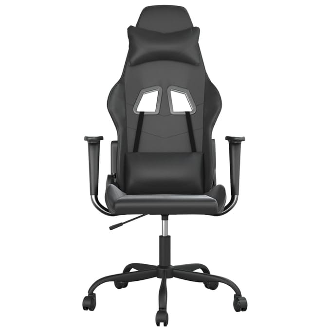 vidaXL - Gamestoel - kunstleer - zwart