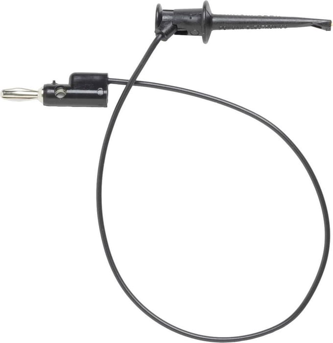 Pomona Electronics 3782-36-0 Minigrijper Zwart 1 stuk(s)