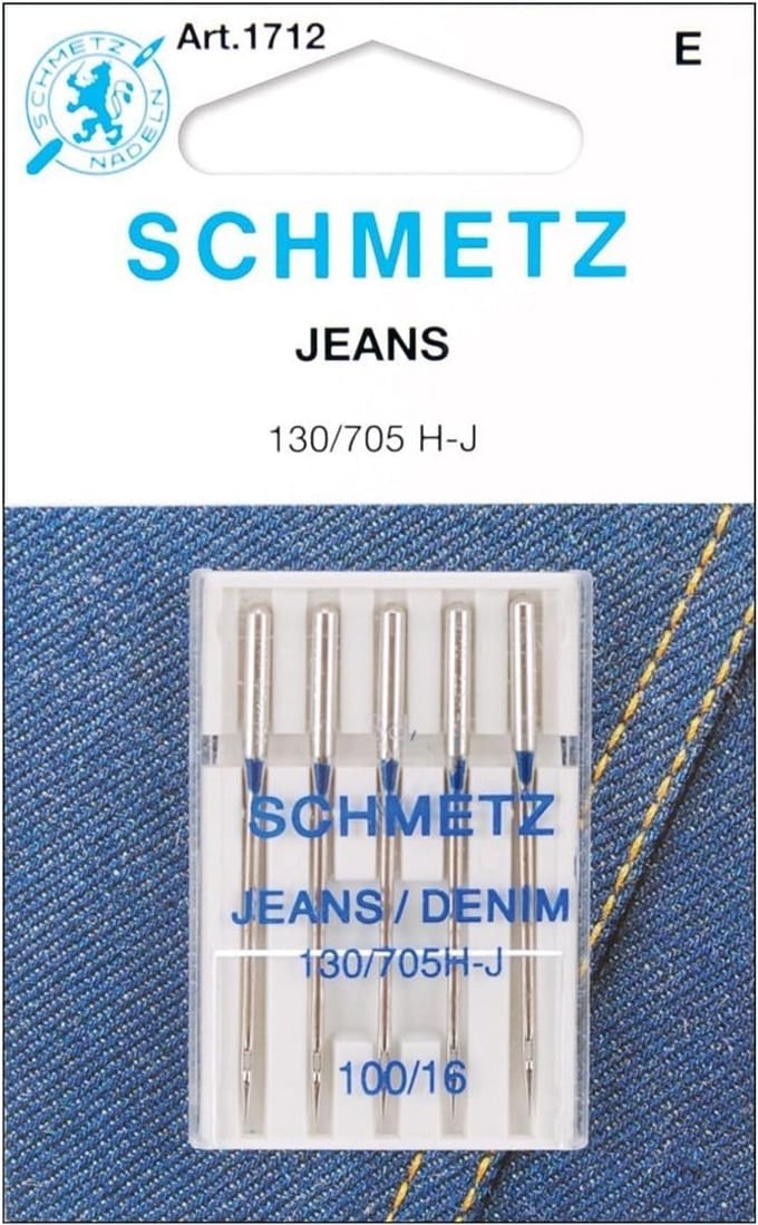 Jeans en Denim Machine Naalden - Maat 16/100 (5 Stuks)