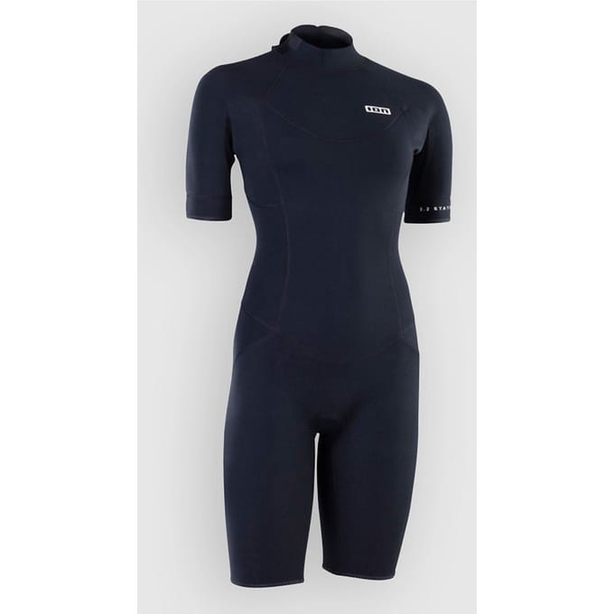 Ion Static 2/2 Shorty SS Back Zip Wetsuit zwart