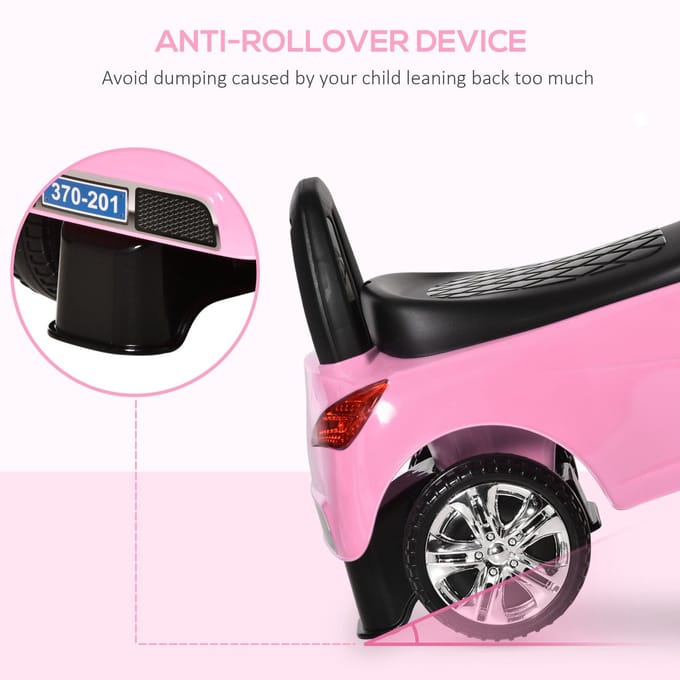 HOMCOM-Kinderglijwagen-PP-63,5x28x36cm-Roze