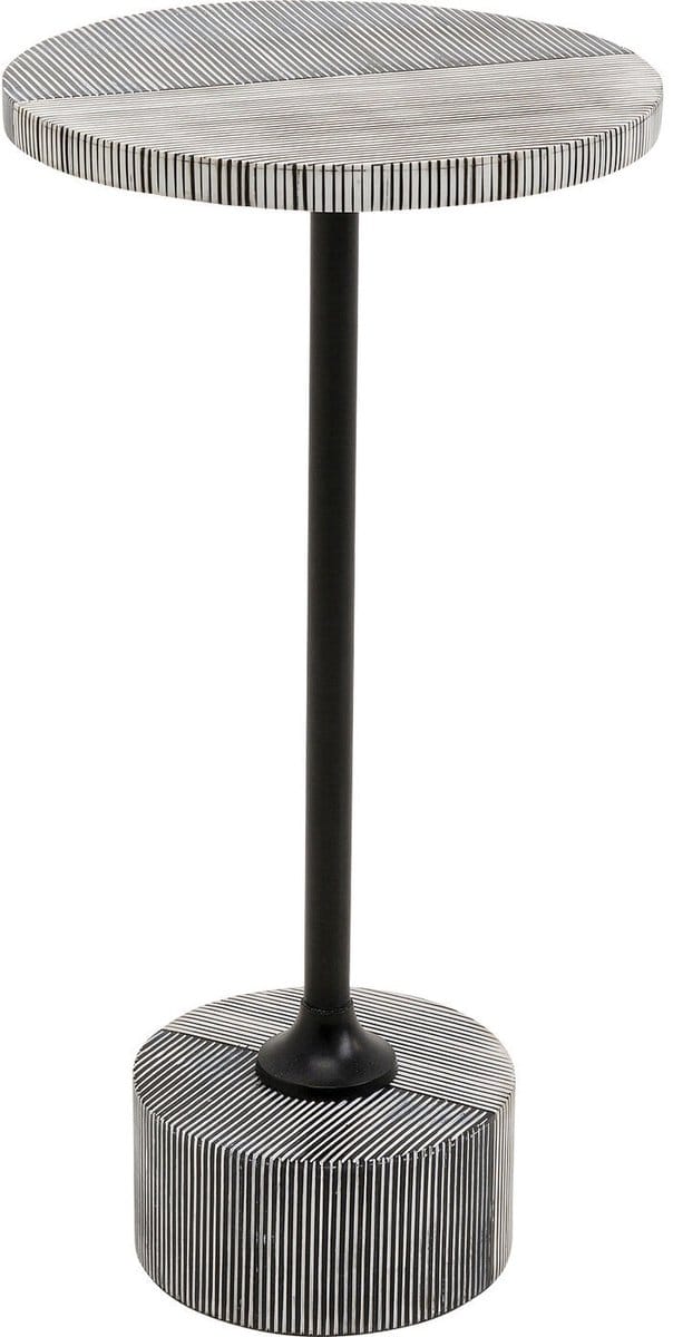 Bijzettafel Domero Double Ø25cm zwart Kare Design