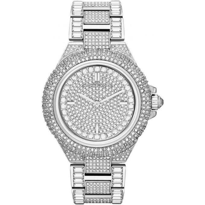 Michael Kors MK5869 Camile Glitz Zilver Dames Horloge