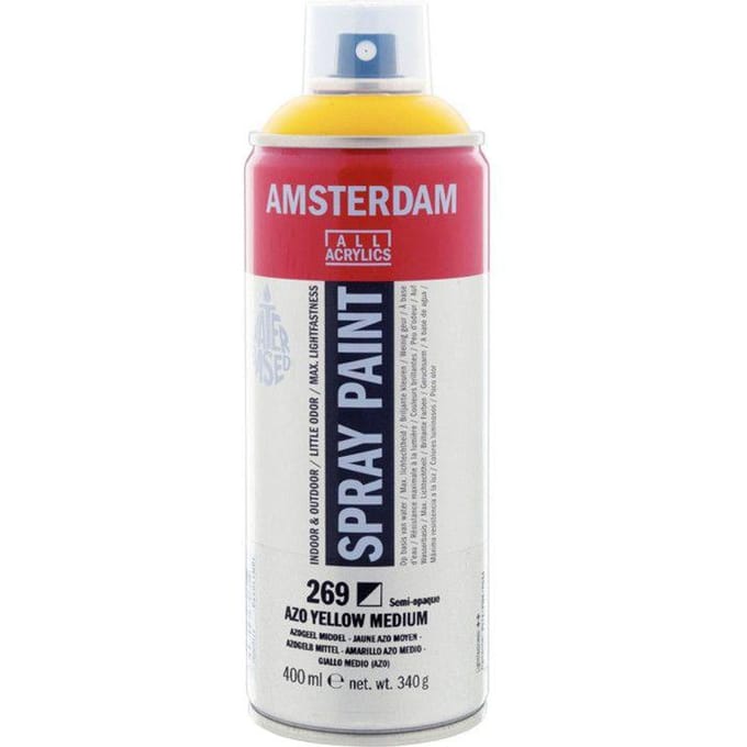 Spuitbusverf - Spraypaint - #269 - Azogeel Middel - Amsterdam - 400ml