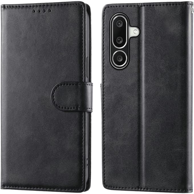 Mocaa Samsung Galaxy A27 Slim-Fit Boek Hoesje Zwart