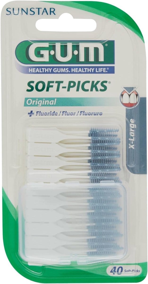 Zachte Tandenstokers X-Large - 40 Stuks voor Optimale Mondhygiëne