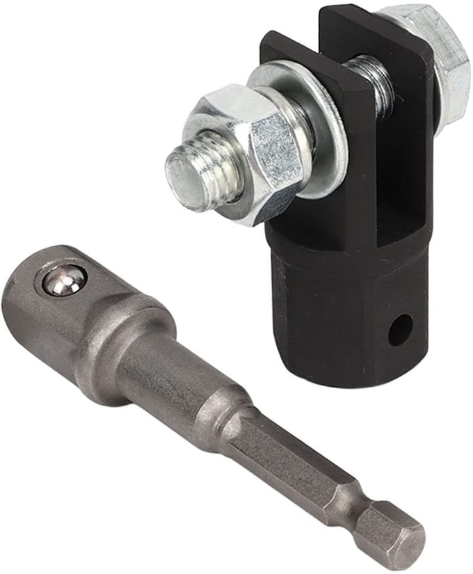 Dailygoods - Jack Socket Boor, 1/2 Inch Auto Schaar Jack Adapter Schaar Jack Socket Boor Adapter voor Ring Of Dubbel Gat Schaar Jacks