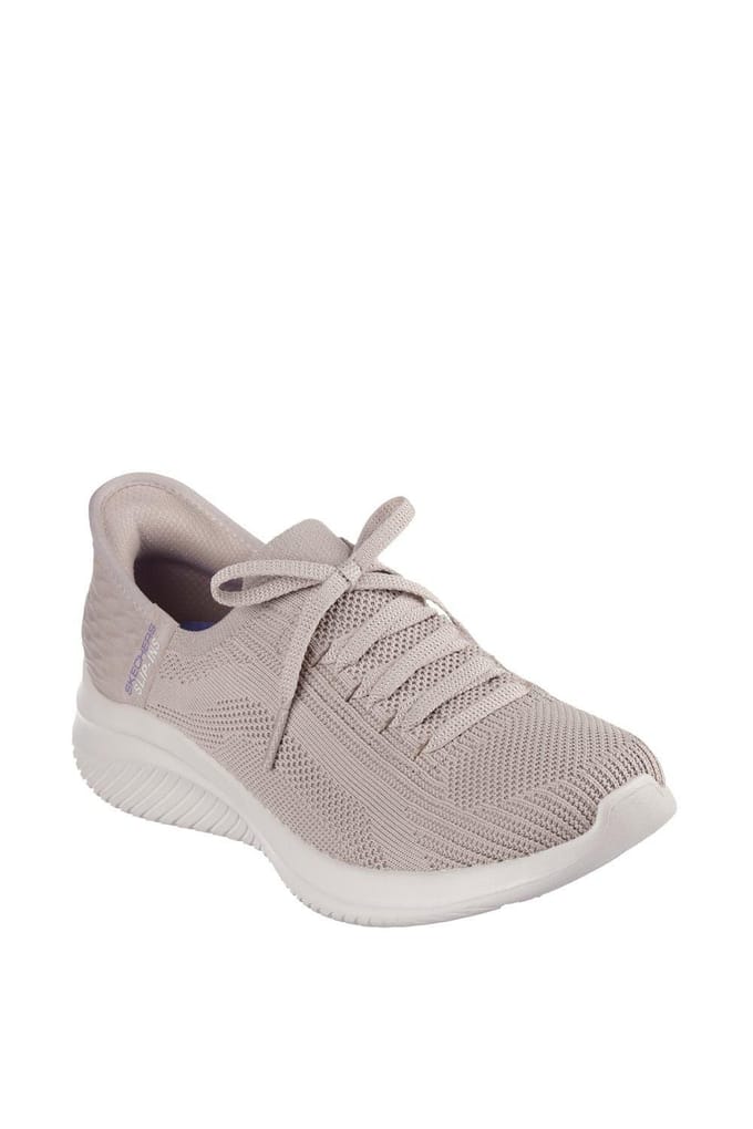 Skechers Hands Free Slip-Ins Ultra Flex 3.0 dames sneaker - Taupe - Maat 41