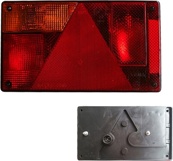 Achterlicht 235 x 135 mm Aspock/Multipoint